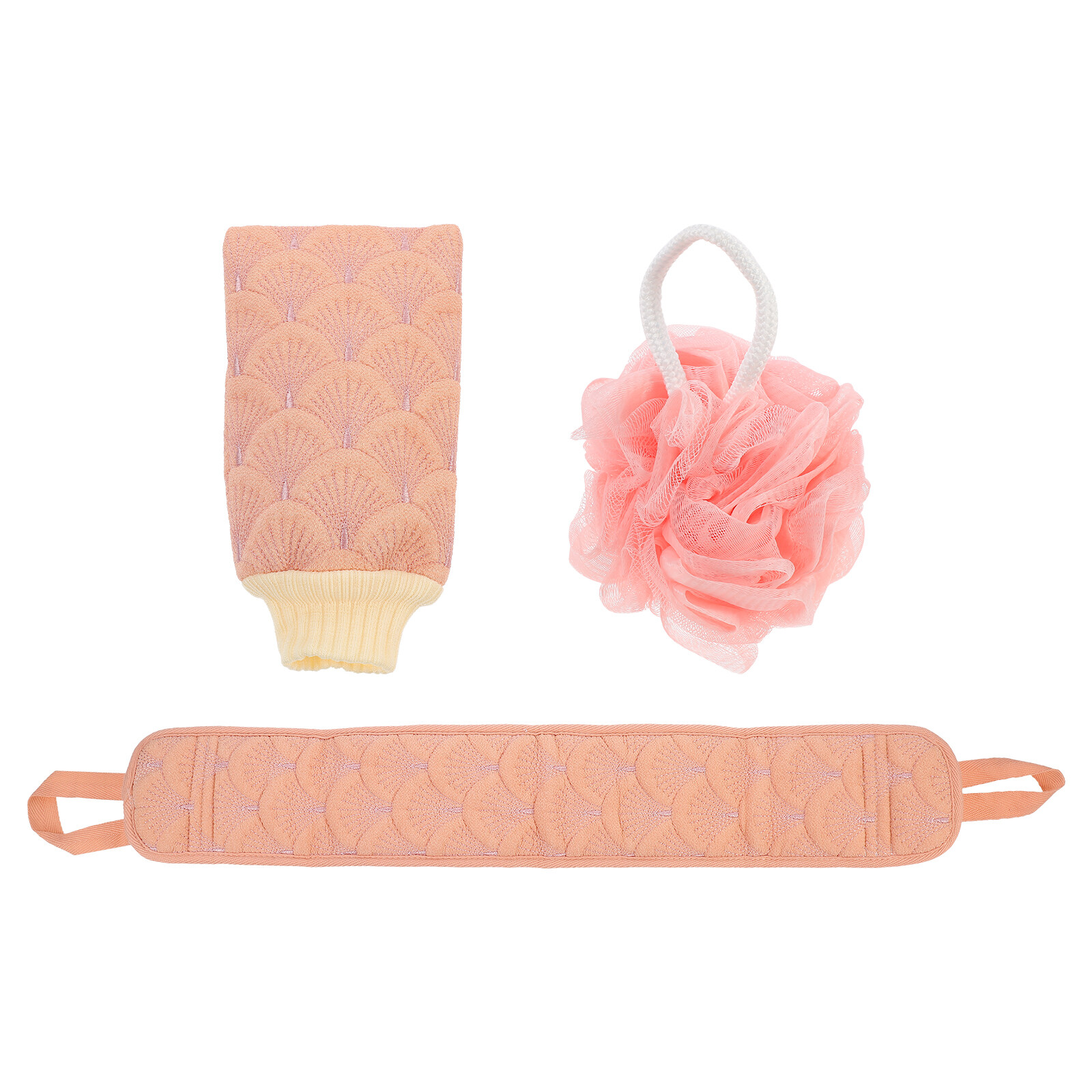 Bath Towel 1 Set 3pcs Practical Shower Ball Bath Shower Glove Long Bath bath-towel-1-set-3pcs-practical-shower-ball-bath-shower-glove-long-bath