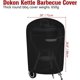 thumbnail image 2 of Funda redonda para barbacoa de 71 x 68 cm con rejillas de aire, tela Oxford resistente, impermeable, Funda para barbacoa, resistente al viento y a los rayos UV, para parrilla, barbacoa, 2 of 5