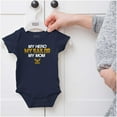thumbnail image 5 of US Navy Logo My Mom Hero Sailor Romper Boys or Girls Infant Baby Brisco Brands 12M, 5 of 6