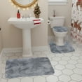 thumbnail image 2 of Outoloxit 3-Piece Thick Bathroom Rug Set, Ultra Soft and Highly Absorbent with Non-Slip Backing, Machine Washable, Ideal for Bathroom and Toilet Mats, 2 of 8