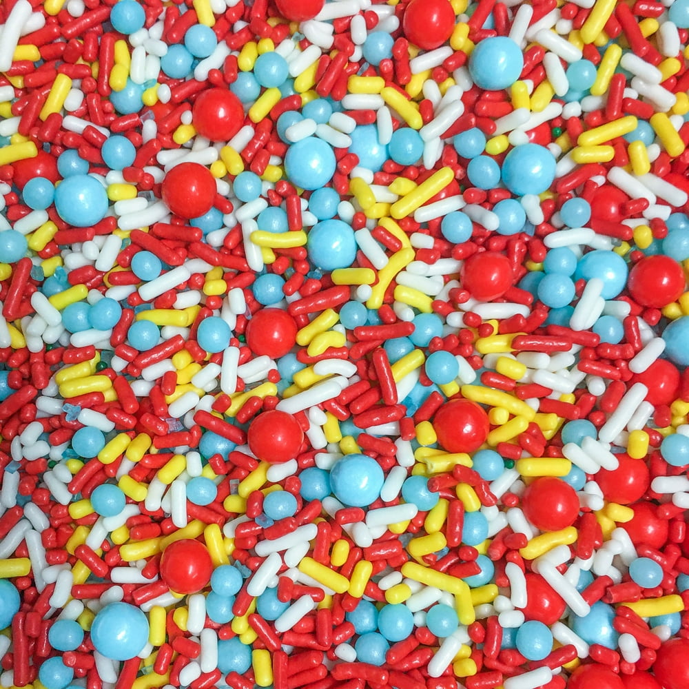 Sprinkle Deco® Carnival Edible Decoration Confetti Sprinkles Cake