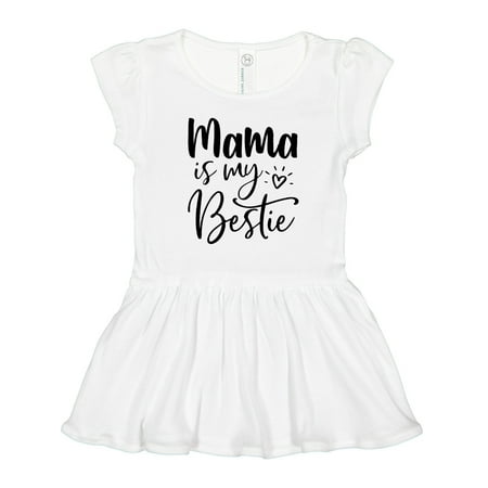 

Inktastic Mama is My Bestie Gift Toddler Girl Dress