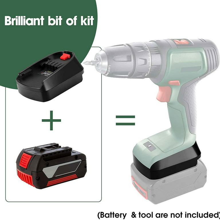 Adapter (adapter) For Battery Bosch (green Series) 18v-to Tool