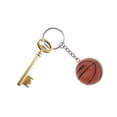 thumbnail image 3 of Shisuyan Basketball Key Chain Leather Alloy 2Pcs 1.5x1.5in, 3 of 8