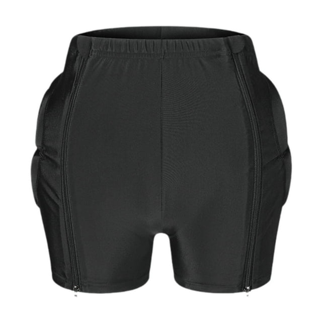 Pantalones cortos de almohadilla de tope para niños protectores pantalones de almohadilla de colchonamiento de tospone de cadera de cadera de cadera S