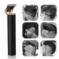thumbnail image 4 of Hair Trimmer Clipper Beard Trimmer Body Grooming Hair Clippers Kit USB Rechargeable T-Cutter Cordless Electric Trimmer with Guide Combs and More for Men Women, 4 of 10