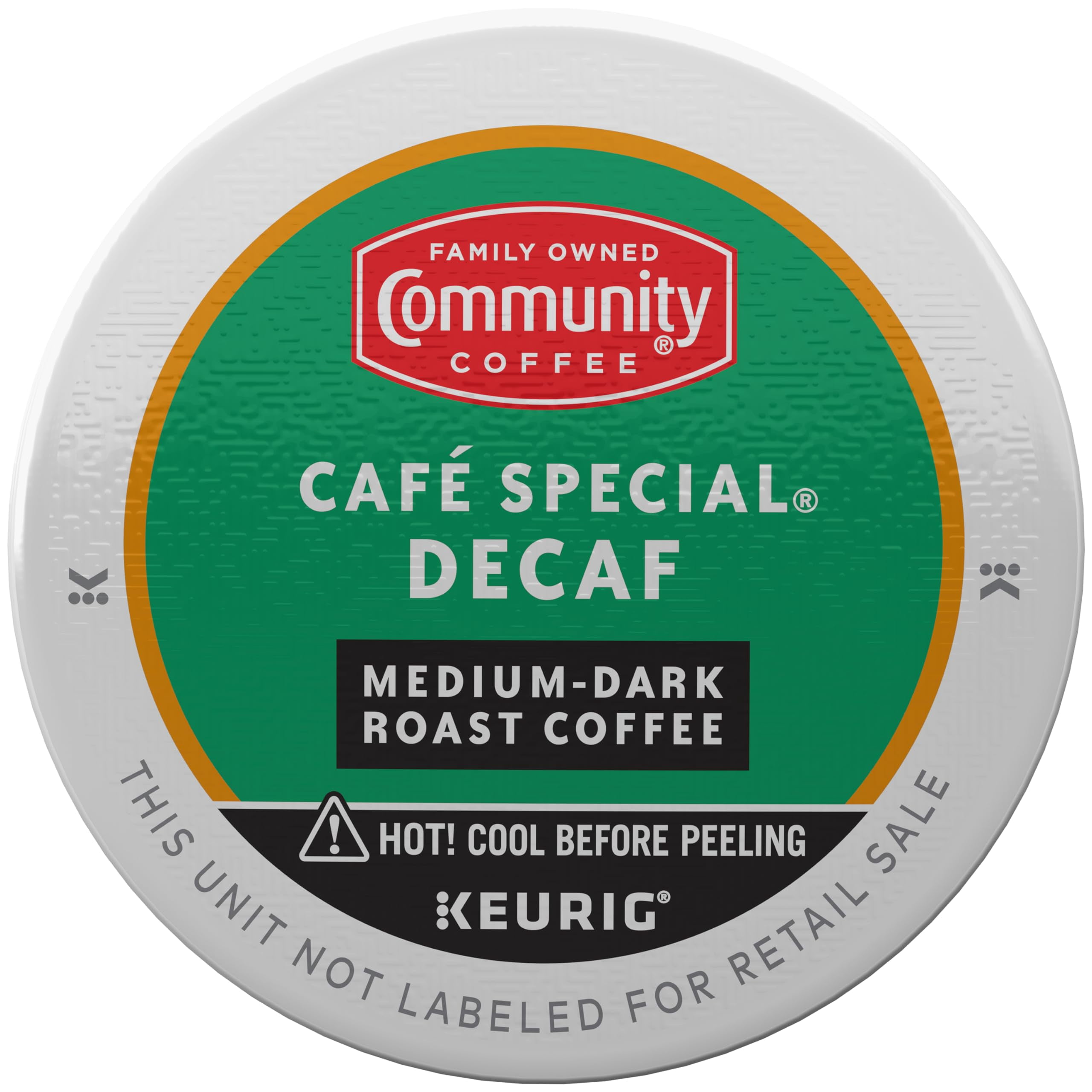 Community Coffee Café Special Decaf, Medium-Dark Roast, Single-Serve Keurig K-Cup Pods, 32 Count (Pack Of 1).