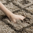 thumbnail image 5 of Safavieh Moroccan Fringe Erksine Geometric Shag Area Rug, Mushroom/Gray, 5'3" x 7'6", 5 of 9