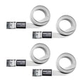 thumbnail image 2 of Boucles de Sangles - Sangles d'Arrimage à Serrage, cAM cargo Utilitaires - 1 Sangle Grand Robuste (72 cAM - Lot de 4, Blanc), 2 of 4