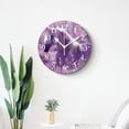 thumbnail image 4 of 16 Inch Wall Clock Battery Operated Silent Clock Decorative for Office, Kitchen, Outdoor, Living Room，Colourful Unicorn on Ocean in Night Graceful, 4 of 4