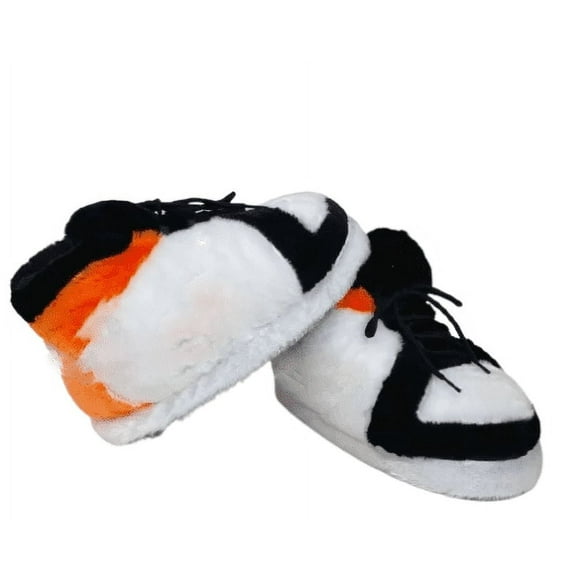 Sneaker Slippers in Backboard Retro Look ā One Size Fits Most Comfy adult slippers for men and women