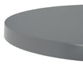 thumbnail image 6 of SAFAVIEH Galium 19" Round Polished Aluminium End Table, Dark Grey, 6 of 7