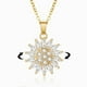 thumbnail image 1 of Collar de girasol con colgante giratorio de 50 cm para nieta | Joyería sensorial de acero dorado, regalo de la abuela | Símbolo de fuerza positiva y felicidad | Regalo para niñas, mujeres y, 1 of 4