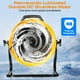 thumbnail image 3 of iLiving-ventilador Turbo de bajo ruido, circulador de aire portátil de 3 velocidades para tienda, oficina, invernadero, hogar y almacén, 3 of 5