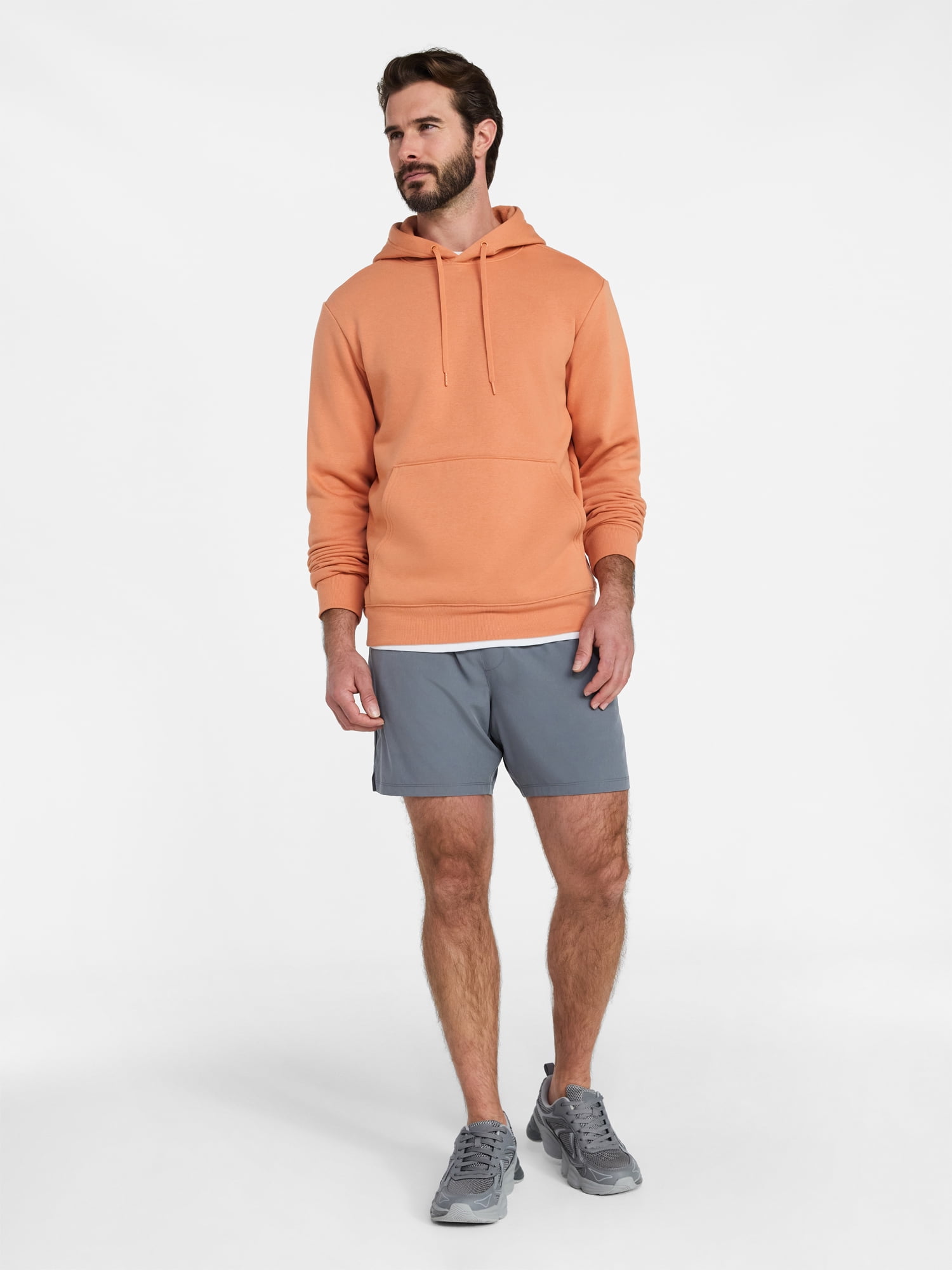 Athletic Works Men's & Big & Tall Men's Fleece Hoodie Sweatshirt, Sizes XS-4XLT