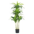 thumbnail image 2 of KER Lifelike Potted Large Indoor Decorative Faux Greenery Tropical Tree For Home, 2 of 6