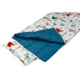 thumbnail image 3 of Lippert Components Sleeping Bag 2022107838 Thomas Payne; For 1 Person Age 5 And Older; 67 Inch Length x 62 Inch Width Rectangle; Machine Washable/Dryer Safe; Campsite Print; With Zippered Closure, 3 of 9