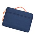thumbnail image 4 of Estuche para computadora portátil Resistente al agua Estilo simple Gran capacidad Forro suave Correa para varilla Funda para computadora portátil para dispositivo electrónico portátil Azul, 4 of 5