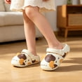 thumbnail image 2 of Kids Paw Print Clog Sandals, Thick Sole -On Summer Shoes, Cute Cartoon Indoor Outdoor Slippers for Boys and Girls, 2 of 8