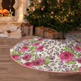 thumbnail image 6 of KLL Rose Mix Leopard 4 Christmas Tree Skirt 36" ,Party Decorations Farmhouse for Christmas Decorations Holiday Party, 6 of 6