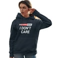 thumbnail image 3 of Go All Out Breaking News I Don't Care Funny Sarcastic Humor Sweatshirt Hoodie Mens/Youth, 3 of 5