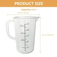 thumbnail image 2 of WHAMVOX 2 Pcs Large Measuring Cup Set Clear Measuring Cup 13X9CM Transparent, 2 of 8