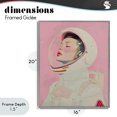 thumbnail image 4 of Stupell Industries Contemporary Pink Astronaut Girl Gray Framed Giclee Art, 16 x 20, by The Prints Vibe, 4 of 8