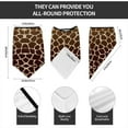 thumbnail image 3 of Sun Protection Face Mask Neck Gaiter Dark Giraffe Print Sunscreen Breathable Bandana Balaclava, 3 of 7