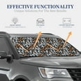 thumbnail image 4 of Fotbe Colorful Screws Juego de 2 Piezas de Parasoles para Parabrisas | Bloqueador Solar para Auto | Accesorios Plegables para Protección Solar Interior-Medium, 4 of 6
