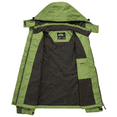 thumbnail image 3 of Diamond Candy Waterproof Rain Jacket Women Lightweight Outdoor Raincoat Hooded for Hiking, 3 of 4