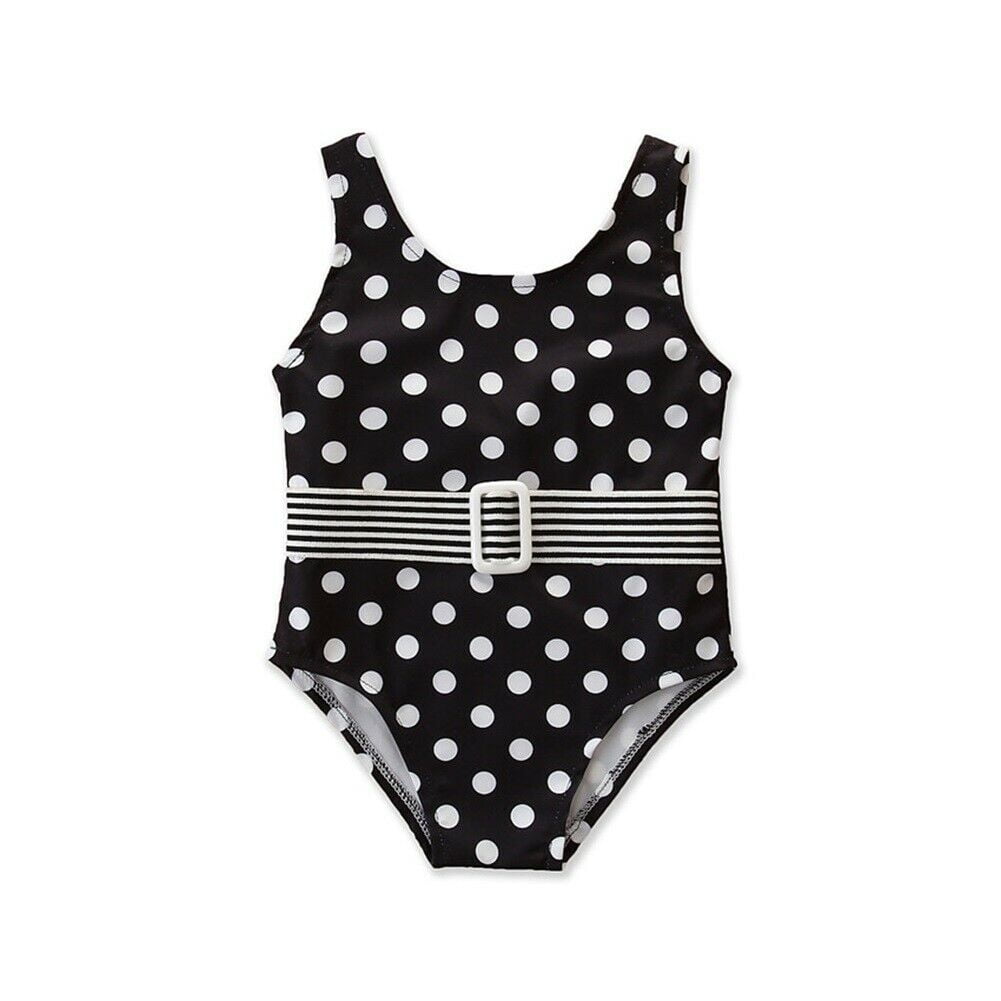 baby polka dot swimsuit