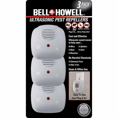 Bell & Howell 3-Pack Ultrasonic Pest Repellers