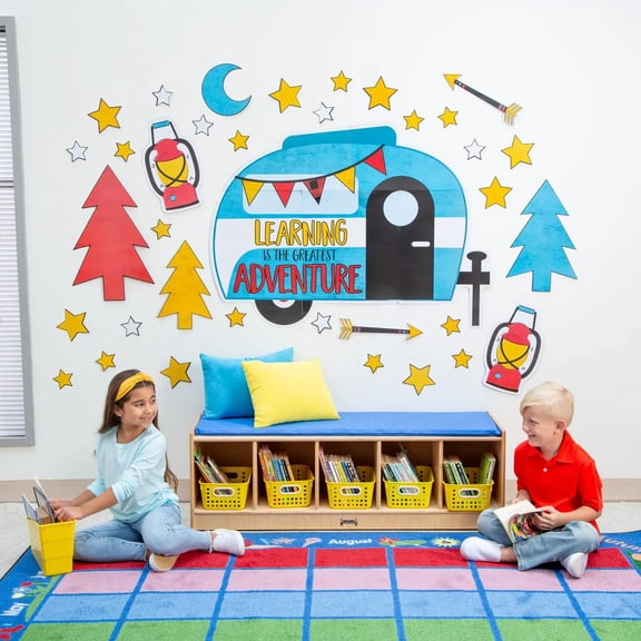 Jumbo Adventure Camper Classroom Wall Statement Piece - 42 Pc.