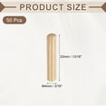 thumbnail image 2 of Uxcell 50 Pcs Clavos de Madera Rectos Varillas de Madera para Manualidades Muebles DIY 3/16"x 13/16", 2 of 7