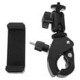 thumbnail image 1 of TEHAUX Clarinet Lyre Clamp with Adjustable Phone Holder Black for Secure Music Stand Use, 1 of 8