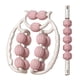 thumbnail image 2 of Rodillo masajeador de piernas de 360 degree, masajeador de relajación muscular, rodillo de espuma para muslos y pantorrillas. rosa blanco, 2 of 9