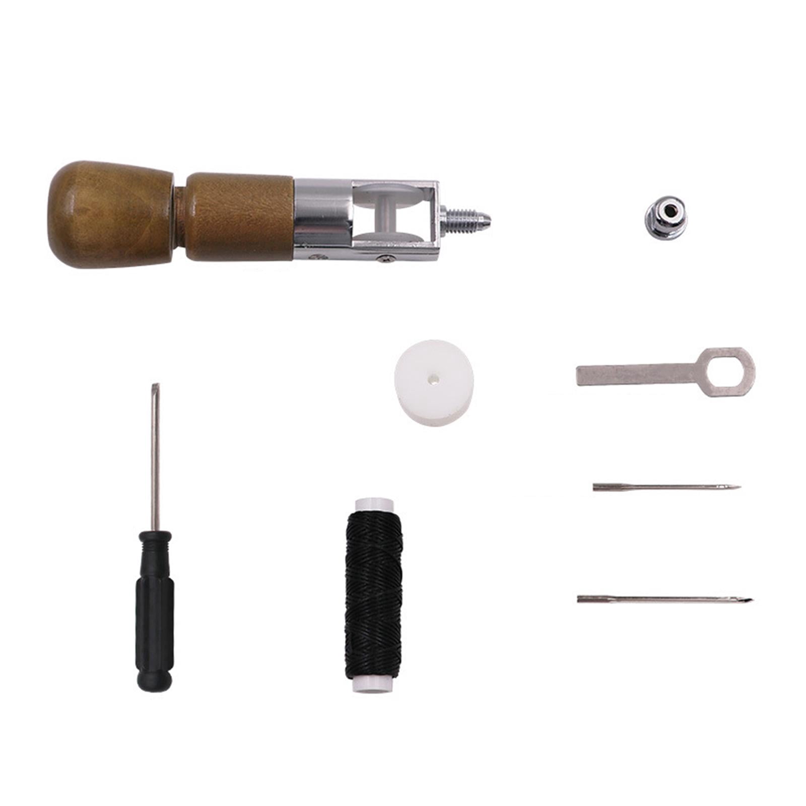 QccHieUs Leather Sewing Awl Professional Stitching Awl Tool with Craft Accessories Repair