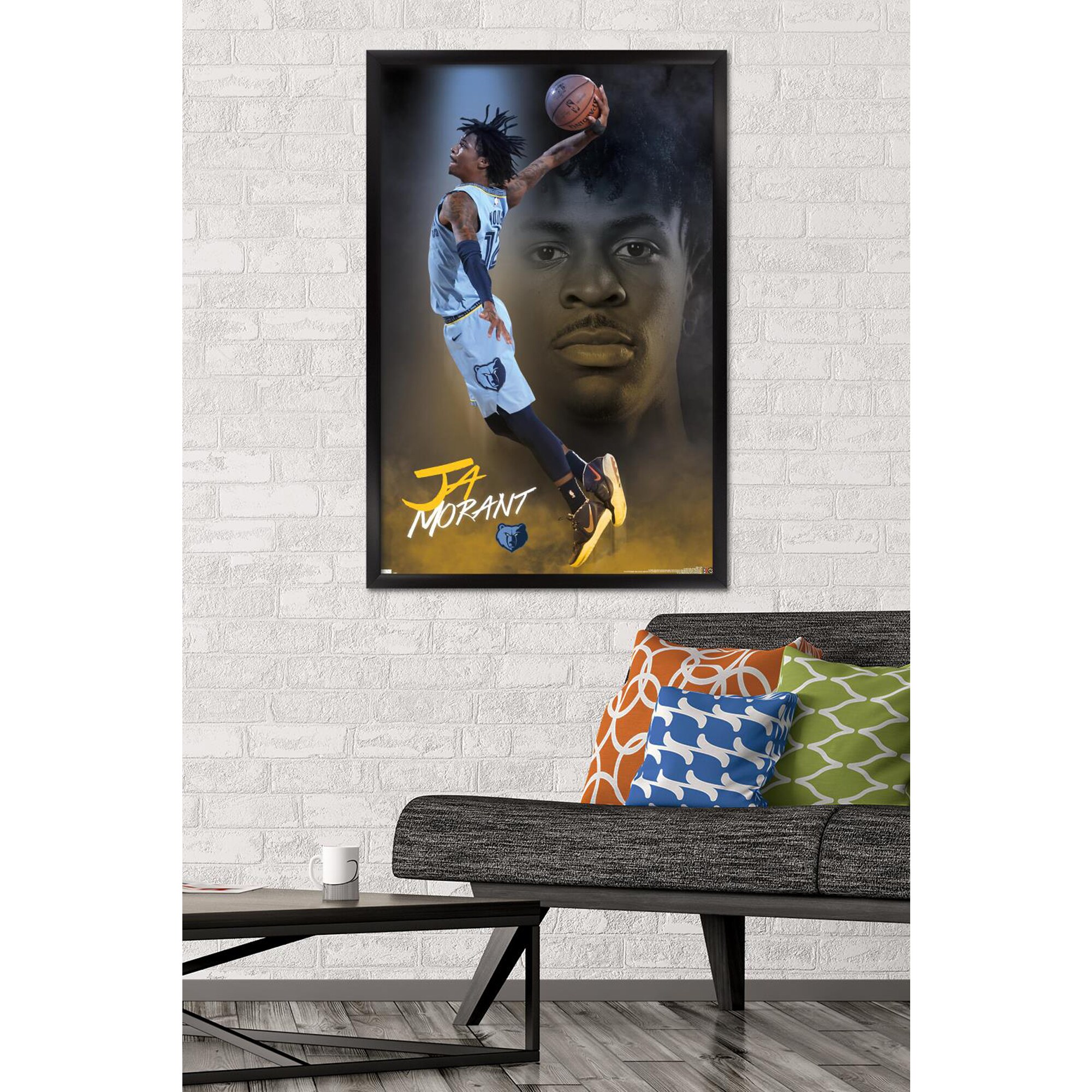  Fullfillment Posters Ja Morant Poster Memphis Grizzlies Glossy  Print Photo Wall Art Limited Celebrity Sports Athlete NBA Basketball Sizes  8x10 11x17 16x20 22x28 24x36 27x40#1 (24x36 inches) : Everything Else