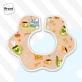 thumbnail image 3 of Bingfone Scandinavian Style Hygge Soft Bibs For Baby Boy Girl 360 Rotate Petal Absorbent Bibs Washable For Drooling Teething, 3 of 9