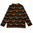 thumbnail image 4 of Pyhlmscde Women's Halloween Printed Sweater Casual Knit Cardigan, Womens Tops, Halloween Sweaters for Women, Cardigan Sweaters for Women, 4 of 6