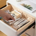 thumbnail image 4 of Clear Pantry Storage Organizer Bins, Plastic Food Storage Bins with Handle for Kitchen,Refrigerator, Freezer,Cabinet Organization and Storage, 4 of 6