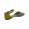 thumbnail image 3 of FLY London Womens Mion Ballet Flat Shoes, Concrete/Lemon, EU 38 / US 7.5-8, 3 of 3