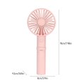 thumbnail image 2 of Portable Fan Rechargeable,Tripod Stand Handheld Fan with Night Light,Three-Speed Adjustable 7.48x3.14in USB Small Fan for Desktop Office Gift, 2 of 7