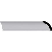 1 1/2"H x 1 1/2"P x 2 1/4"F x 94 1/2"L Tyrone Cove Crown Moulding