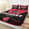 thumbnail image 3 of jejeloiu Hockey Stadium Full Size Sheets,Calgary City Bed Sheets,Ice Hockey Lover Sheet Sets For Teens Boy,Microfiber Bedroom Decor,4pcs, 3 of 7