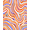 Orange, Pattern 4, variant on ODIKA 2'x3' Machine Washable Non-Slip Area Rug, Vibrant Abstract Swirl Design with Colorful Waves and Dynamic Shapes High Traffic Rug, Orange, 395011