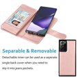 thumbnail image 4 of Galaxy Note 20 Ultra 5G Case Wallet, Njjex Luxury PU Leather Wallet Case Flip Folio Cover TPU Inner Magnetic Stand 9 Card Slots Wrist Strap for Galaxy Note 20 Ultra 5G -Rose Gold, 4 of 5