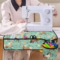 thumbnail image 4 of HELLHERO Love Horse Sewing Machine Pad Home Deocr Fabric Polyester with 4 Pockets Waterproof Sewing Accessories for Most Sewing Machine Table, 4 of 5