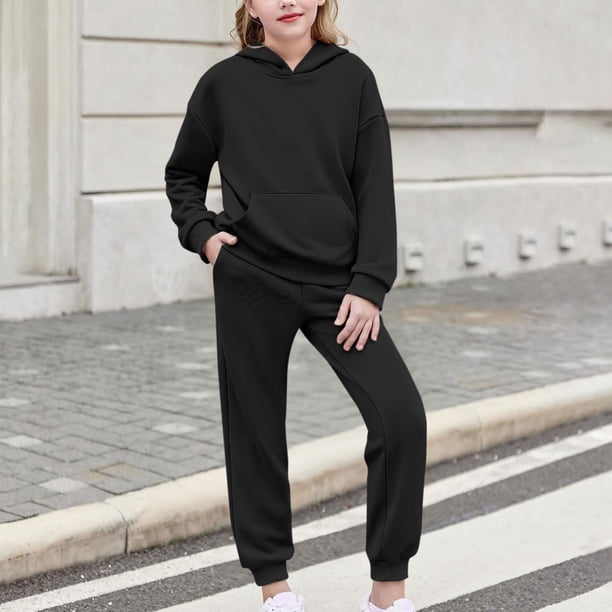 Ensemble Jogging Sweat Capuche Pantalon Garçon Fille Survêtement 2 Pièces Pour Ado - Sweat à Capuche Pantalon Jogging - En Coton Doux, Confortable Pour L'école Ou Le Sport Sweat à Capuche Manches Longues Ensemble Jogging Sweat Capuche Pantalon Garçon Fille Survêtement 2 Pièces Pour Ado - Sweat à Capuche Pantalon Jogging - En Coton Doux, Confortable Pour L'école Ou Le Sport Sweat à Capuche Manches Longues
