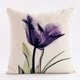 thumbnail image 3 of Funda de almohada floral de primavera y verano, 18 x 18, fundas de almohada de tulipán morado, fundas de almohada de primavera para sofá, sala de estar, casa de campo, decoración de primavera, paquet, 3 of 5